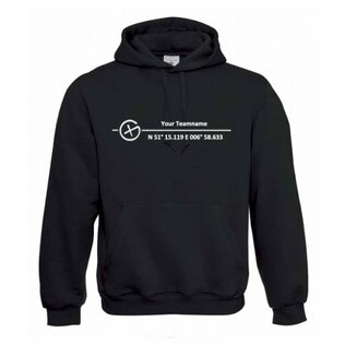 Geocaching T-Shirts met gepersonaliseerde coördinaten