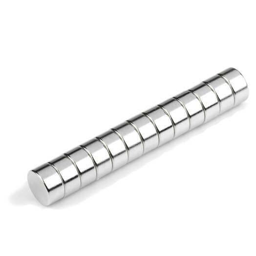 5 stuks 10 mm Rond x 5 mm Neodym Magneten