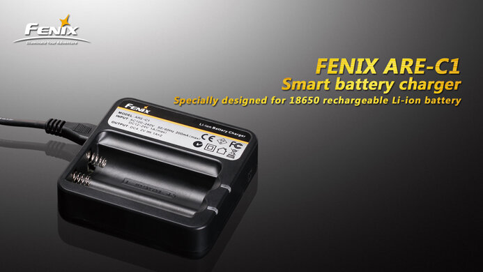 Fenix - lader voor 2 x 18650
