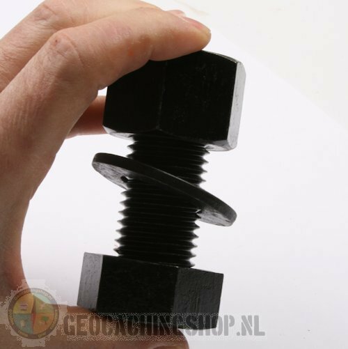 Mega bout cache container - zwart