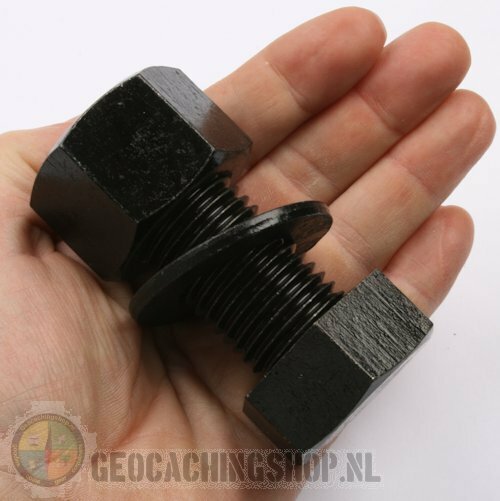 Mega bout cache container - zwart
