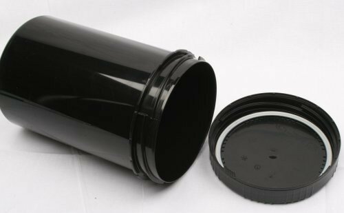 Curtec Packo container 1.0 liter, zwart