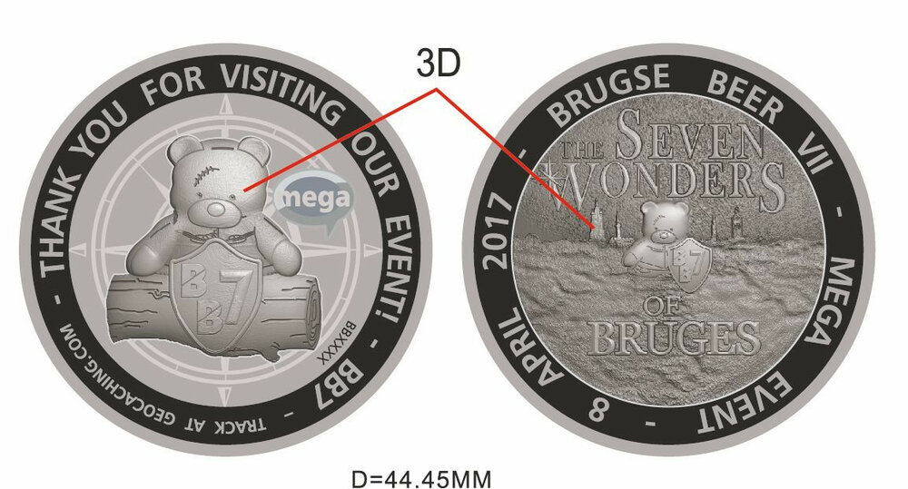 Brugse Beer 7 - Antiek Nickel LE