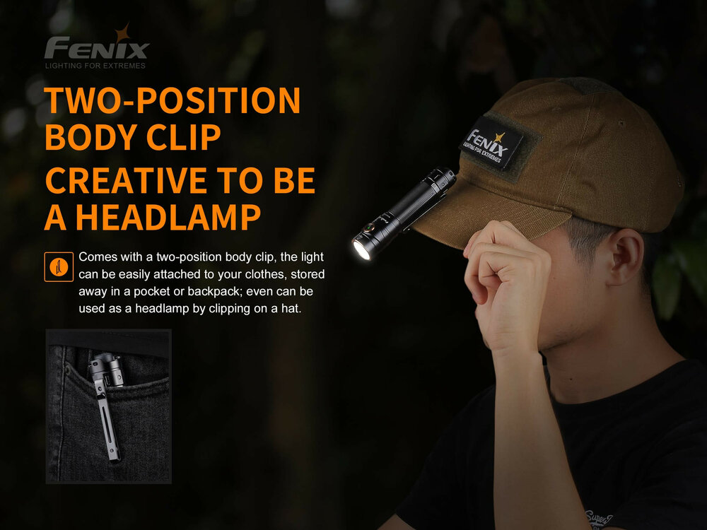 Fenix LD30 zaklamp met oplaadbare accu - 1500 Lumen