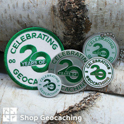 20th Anniversary of Geocoins 4 Trackable Set