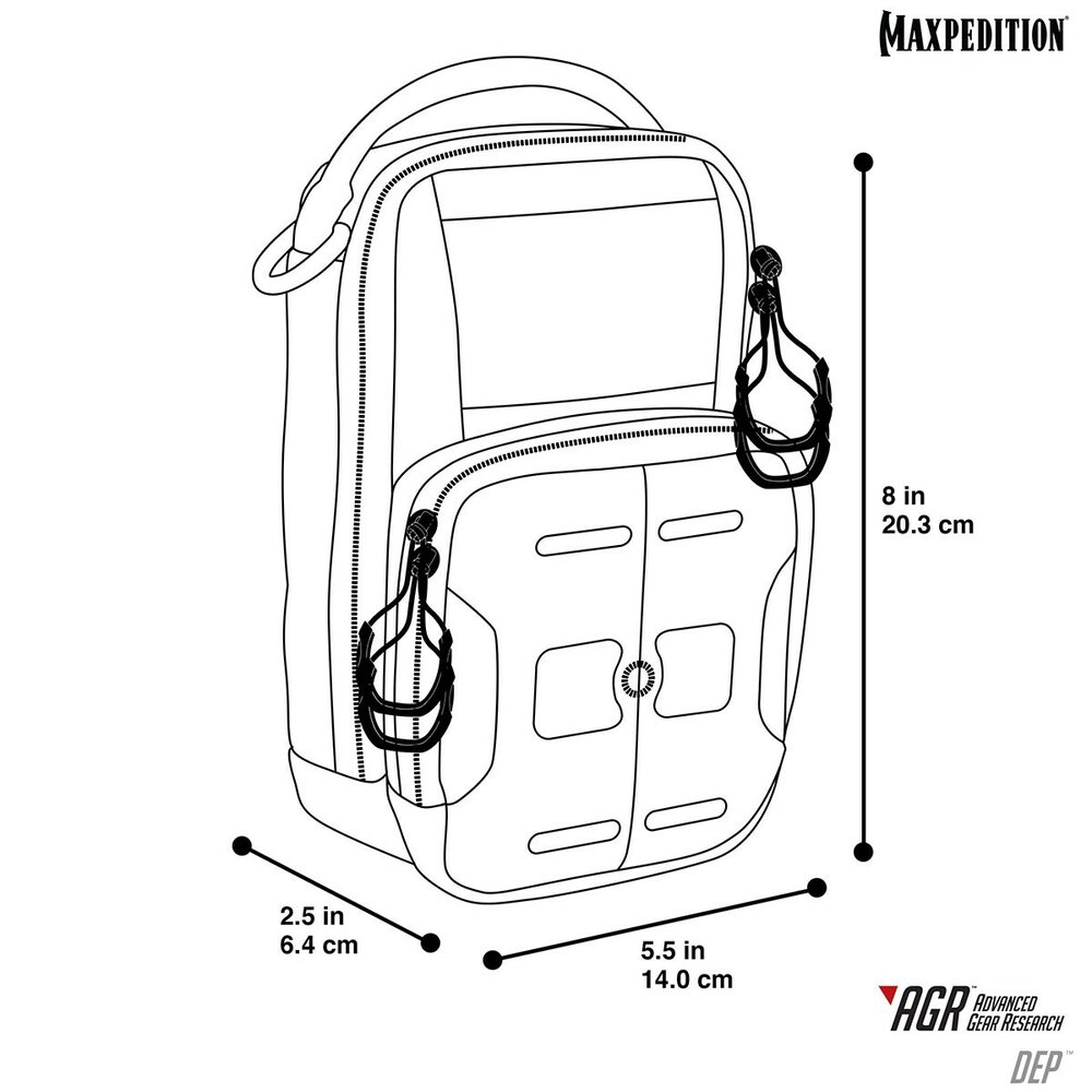Maxpedition - AGR Daily Essentials Pouch - grijs