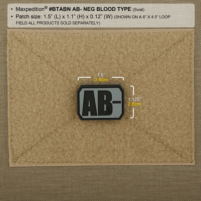 Maxpedition - Bloedgroep - AB- (Arid)