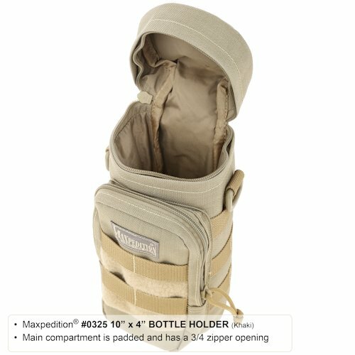 Maxpedition - 10&#039;&#039; x 4&#039;&#039; Bottle Holder khaki