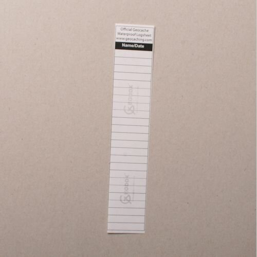 Logsheet watervast 2,5 x 13,5cm, 1 vel