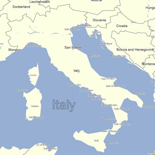 Openstreetmap - Itali&euml; - Micro SD