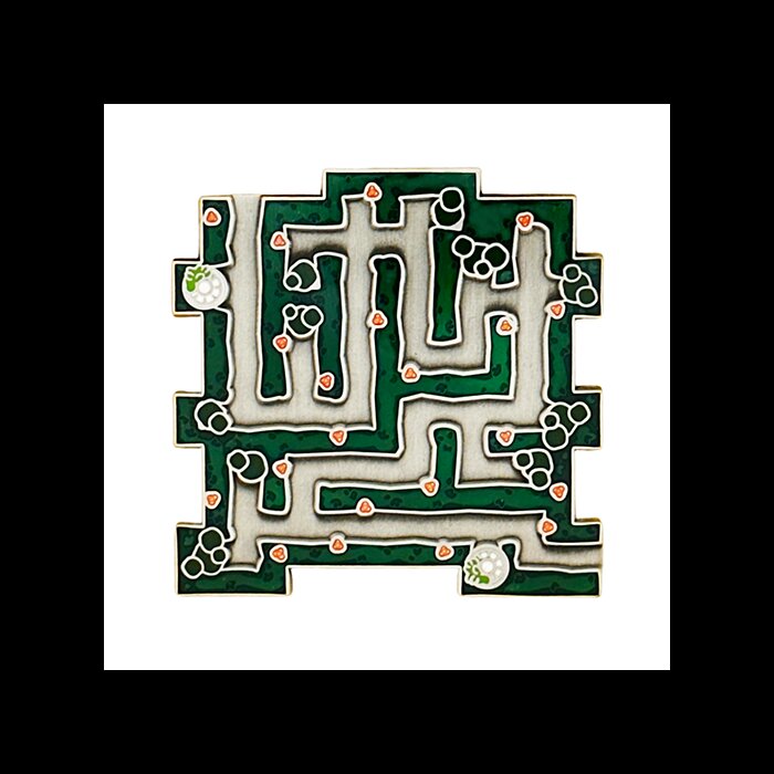 Signal&#039;s Labyrinth Geocoin - The Hedge