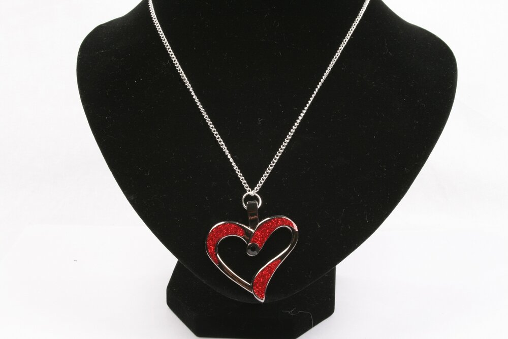 Eternal Love Geocoin 2015 - Black Nickel - Rood