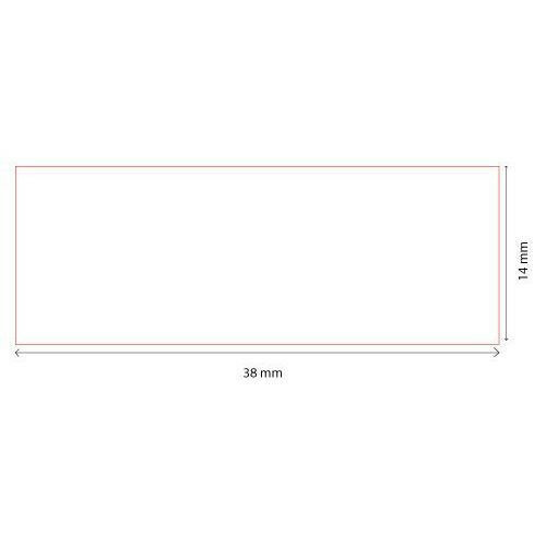 Log stempel - Printer - 14x38 mm - Eigen tekst/logo