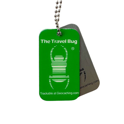 3 x QR Travel Bug&reg; Groen
