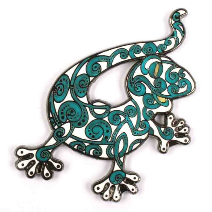 Gecko the painted one Blue Crawler - LE