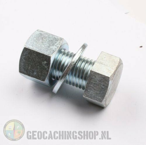 Mega bout cache container - zilver