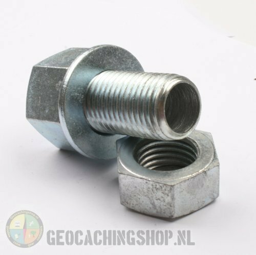 Mega bout cache container - zilver