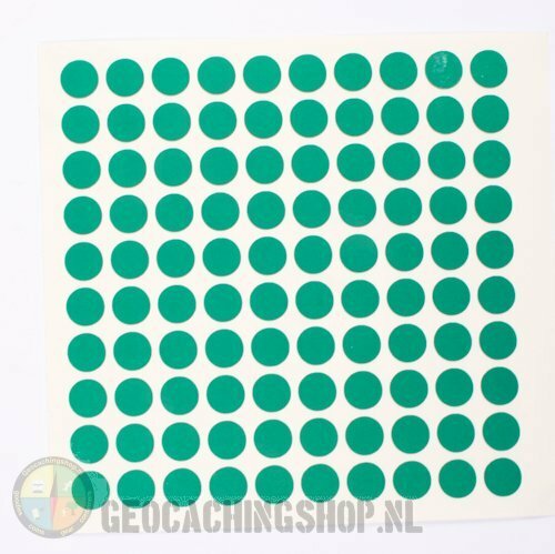 Reflector folie - 100 x rondje - zwart