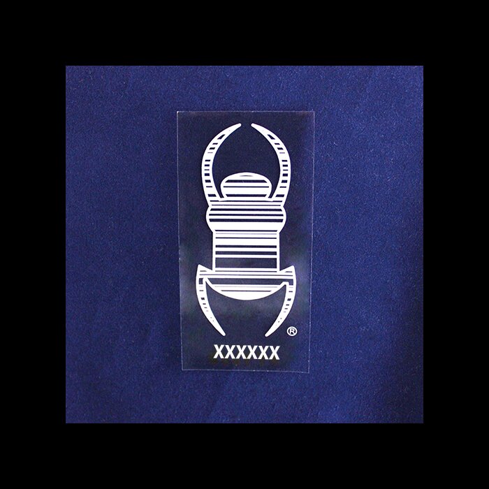 Travel bug - Static Cling - 9,5 cm - Wit