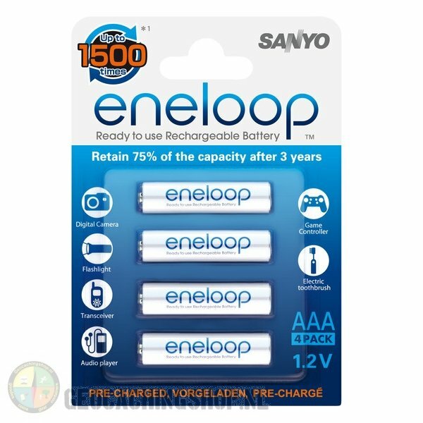 Eneloop AAA 800mAh 4 stuks in blister
