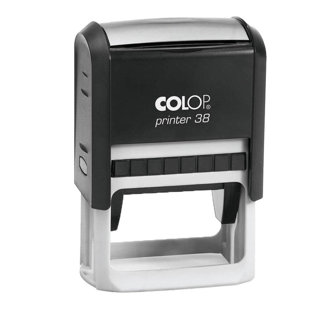 Log stamp - Printer - 56 x 33mm - Own text/logo