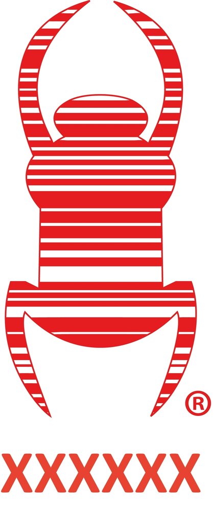 Travel bug - Sticker -   8,5 cm - Rood, decal
