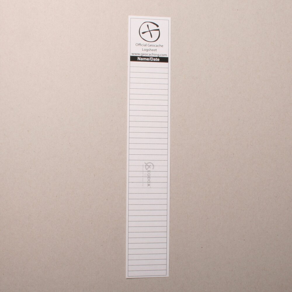 Logsheet watervast 3 x 28cm, 1 vel
