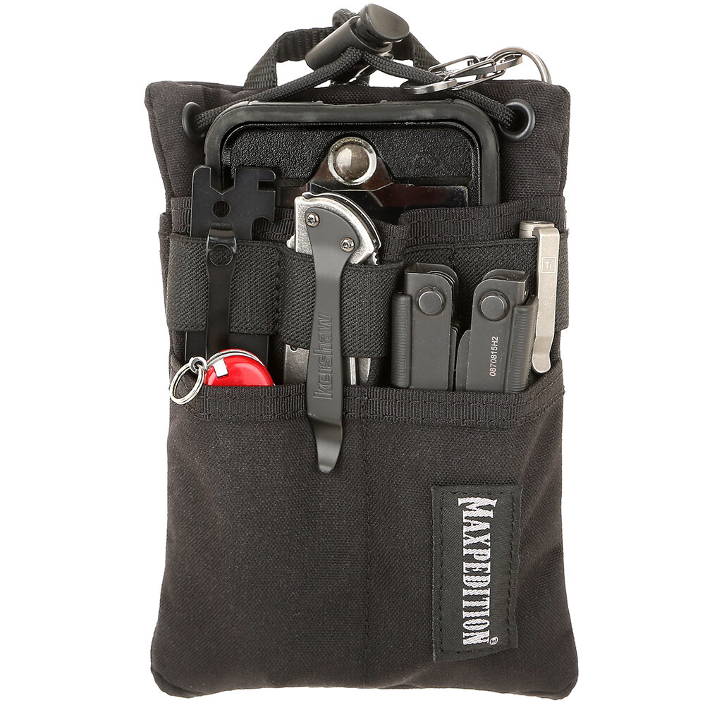 Platy Pocket Organizer 5&quot; x 7&quot; zwart