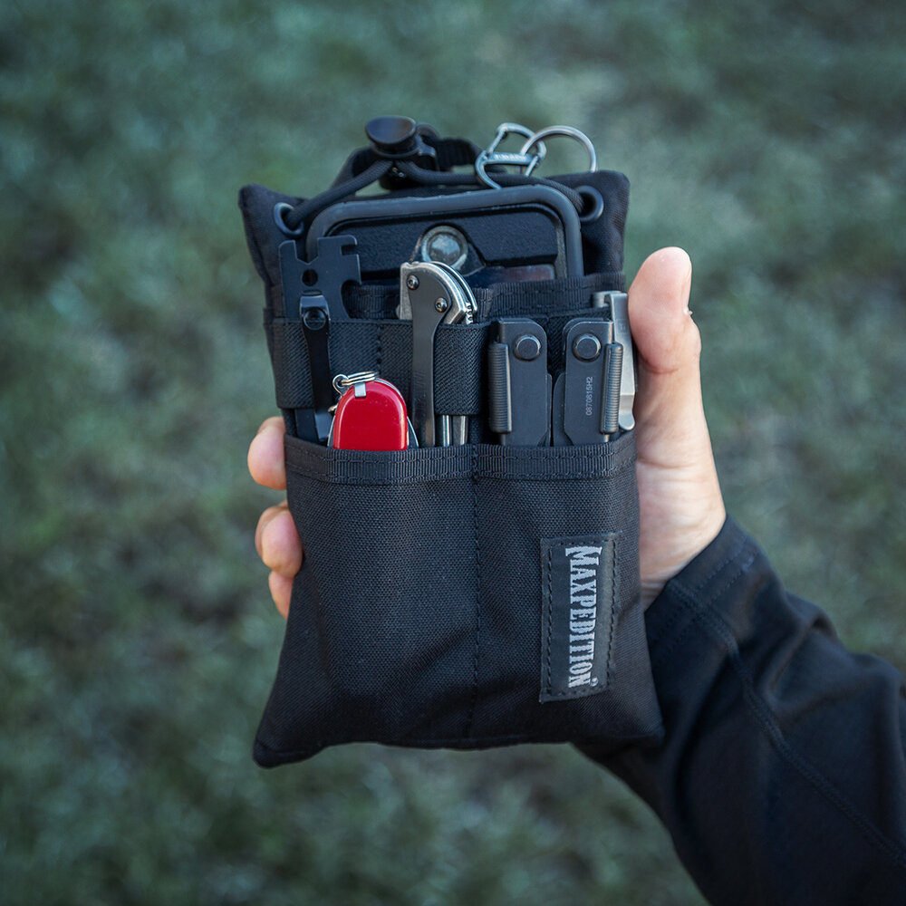 Platy Pocket Organizer 5&quot; x 7&quot; zwart