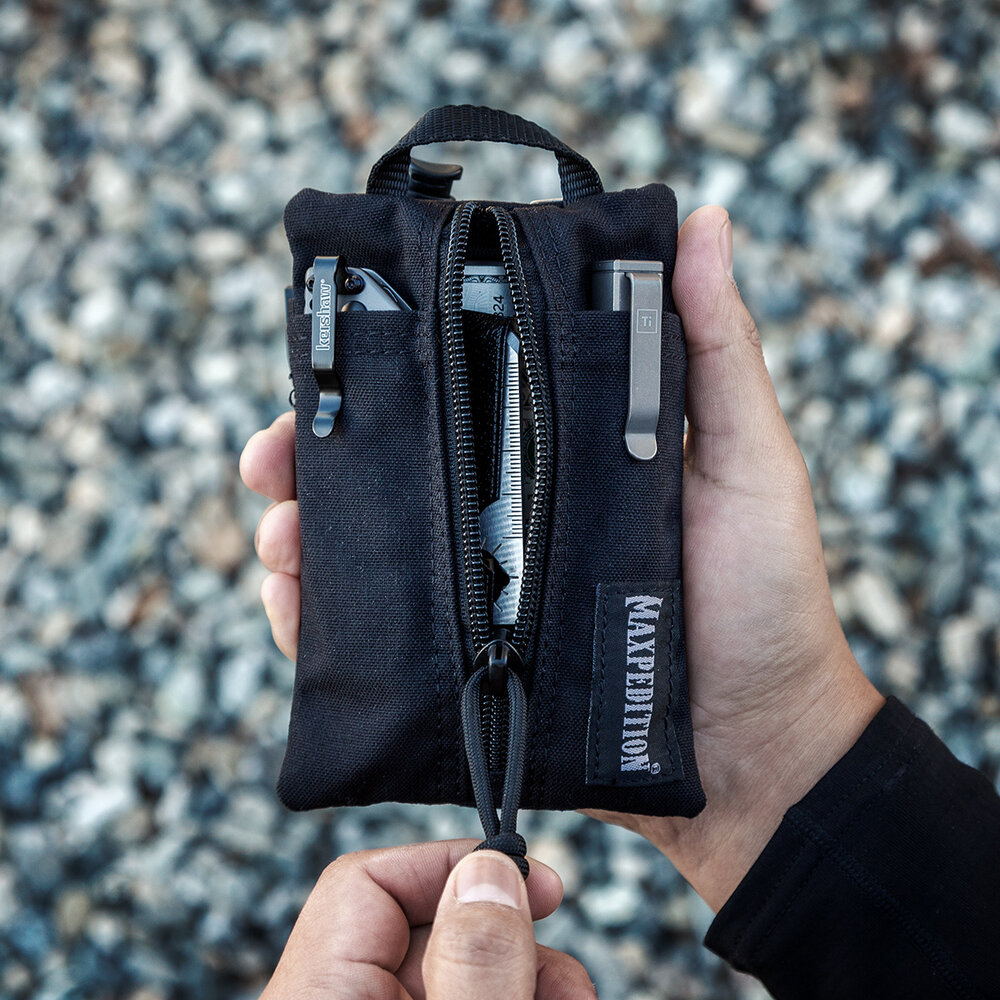 Platy Pocket Organizer 4&quot; x 6&quot; zwart