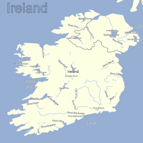 Openstreetmap - Ierland - Micro SD