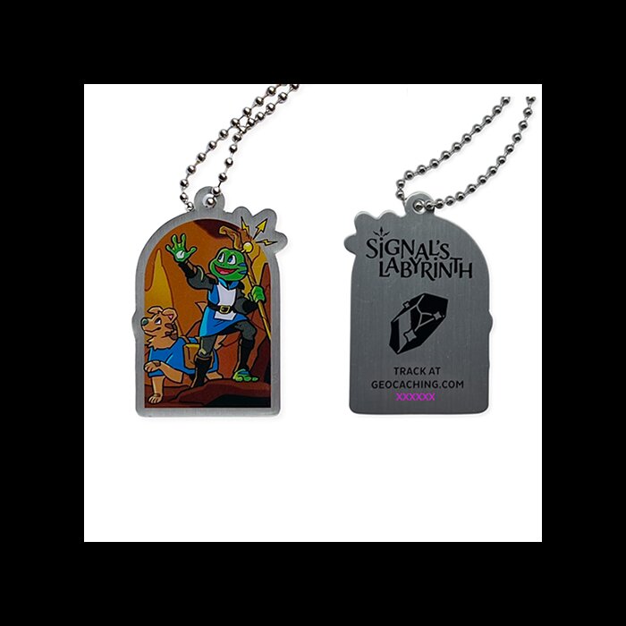 Signal's Labyrinth Travel Tag - The cave