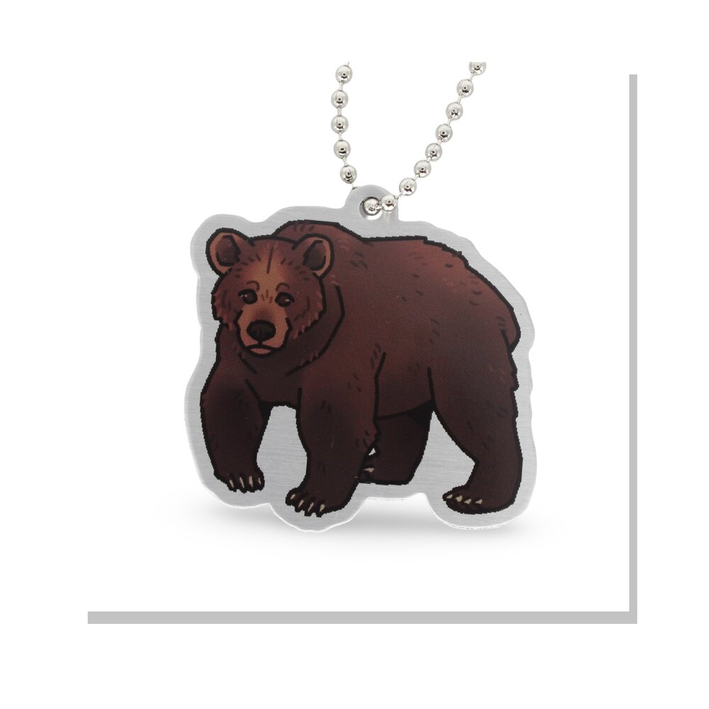 Woodland Creatures Travel Tag - Bear studio-variant