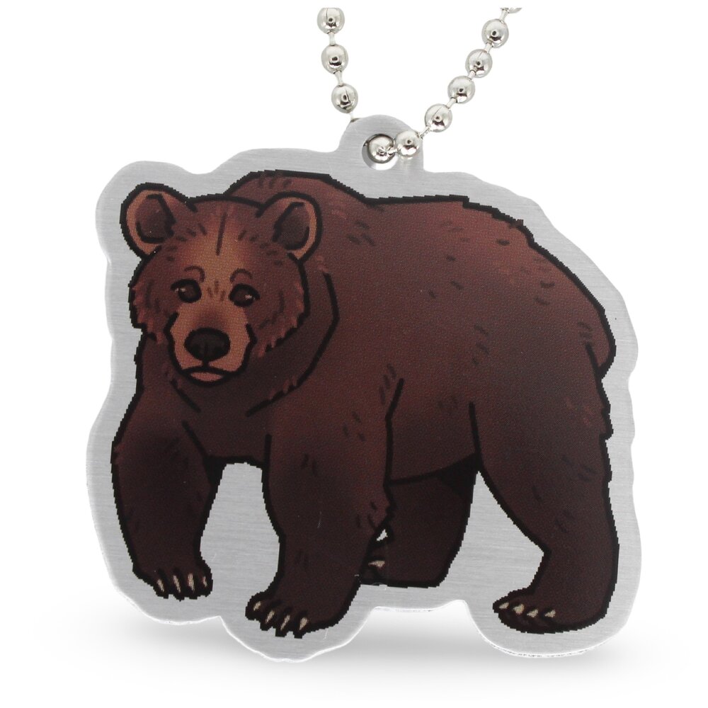 Woodland Creatures Travel Tag - Bear detail-variant