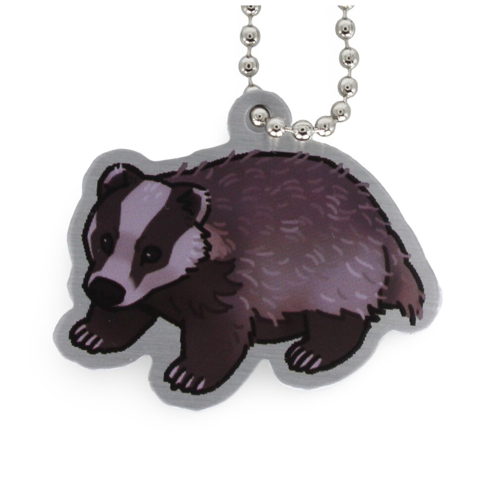 Woodland Creatures Travel Tag - Badger detail-variant