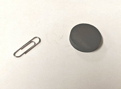 Schijfmagneet,  25 x 5 mm - 5 stuks - Ferriet