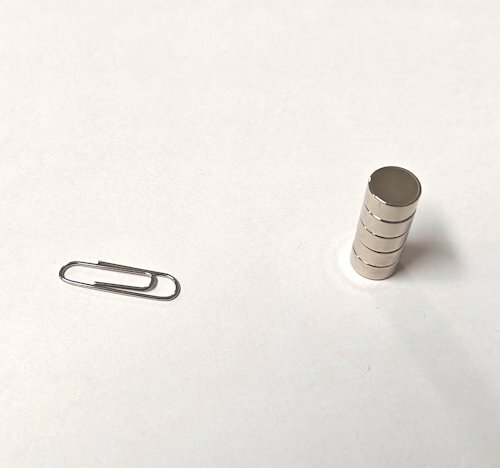 5 stuks 10 mm Rond x 5 mm Neodym Magneten