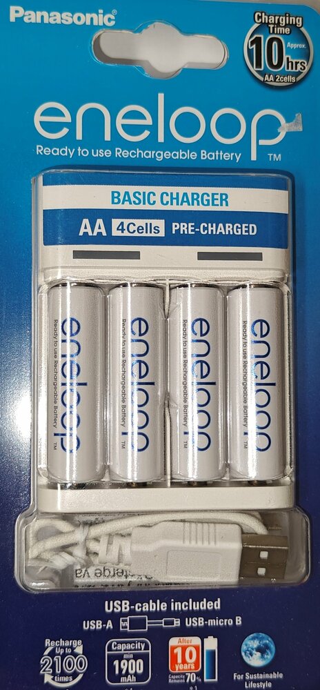 Eneloop BQ-CC61 AA 2000 4-Kit