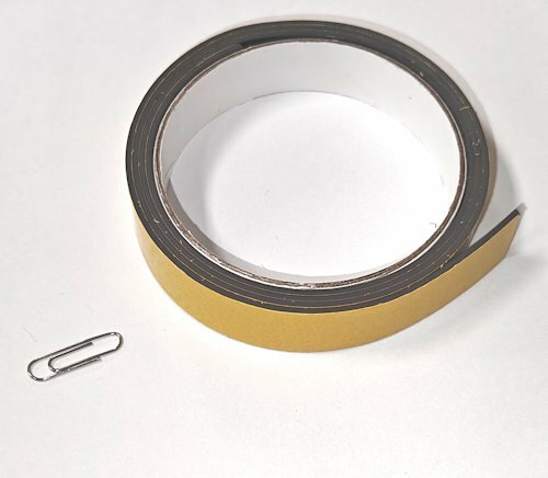 Magneet band 20 mm breed, 1 mtr