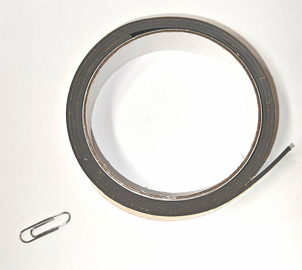 Magneet band 20 mm breed, 1 mtr