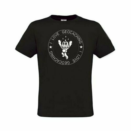 T-shirt "I love Geocaching" Signal
