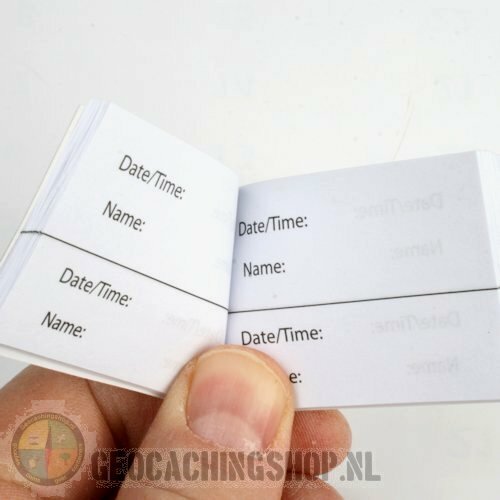 Logboek Groen Geocaching, 35x50mm, 200 logs