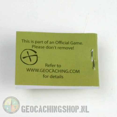 Logboek Groen Geocaching, 35x50mm, 200 logs