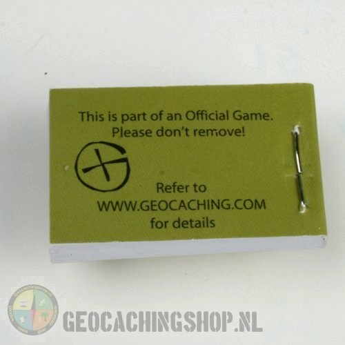 Logboek Groen Geocaching, 25x40mm, 200 logs