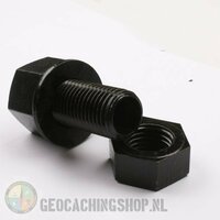 Mega bout cache container - zwart