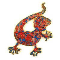 Gecko the painted one Red Crawler - LE