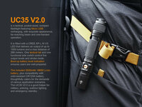 Fenix UC35 V2.0 oplaadbare zaklamp