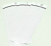 10 x Logsheet watervast 6 x 28cm, 1 vel