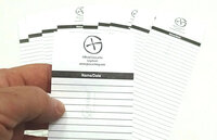 10 x Logsheet watervast 6 x 28cm, 1 vel