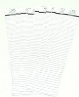 10 x Logsheet watervast 4 x 28cm, 1 vel